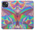 W3597 Holographic Photo Printed Hard Case and Leather Flip Case For iPhone 13