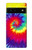 W2884 Tie Dye Swirl Color Hard Case and Leather Flip Case For Google Pixel 6