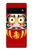 W3045 Japan Good Luck Daruma Doll Hard Case and Leather Flip Case For Google Pixel 6