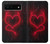 W3682 Devil Heart Hard Case and Leather Flip Case For Google Pixel 6