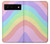 W3810 Pastel Unicorn Summer Wave Hard Case and Leather Flip Case For Google Pixel 6