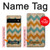 W3033 Vintage Wood Chevron Graphic Printed Hard Case and Leather Flip Case For Google Pixel 6 Pro