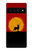 W3513 Deer Sunset Hard Case and Leather Flip Case For Google Pixel 6 Pro
