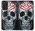 W0223 Vampire Skull Tattoo Hard Case and Leather Flip Case For Samsung Galaxy A52s 5G