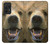 W0840 Grizzly Bear Face Hard Case and Leather Flip Case For Samsung Galaxy A52s 5G