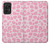 W2213 Pink Leopard Pattern Hard Case and Leather Flip Case For Samsung Galaxy A52s 5G