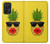 W2443 Funny Pineapple Sunglasses Kiss Hard Case and Leather Flip Case For Samsung Galaxy A52s 5G