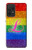 W2900 Rainbow LGBT Lesbian Pride Flag Hard Case and Leather Flip Case For Samsung Galaxy A52s 5G