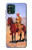 W0772 Cowboy Western Hard Case and Leather Flip Case For Motorola Moto G Stylus 5G