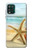 W1117 Starfish on the Beach Hard Case and Leather Flip Case For Motorola Moto G Stylus 5G