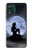 W2668 Mermaid Silhouette Moon Night Hard Case and Leather Flip Case For Motorola Moto G Stylus 5G