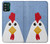 W3254 Chicken Cartoon Hard Case and Leather Flip Case For Motorola Moto G Stylus 5G