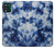 W3439 Fabric Indigo Tie Dye Hard Case and Leather Flip Case For Motorola Moto G Stylus 5G