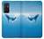 W0843 Blue Whale Hard Case and Leather Flip Case For OnePlus 9RT 5G