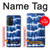 W3671 Blue Tie Dye Hard Case and Leather Flip Case For OnePlus 9RT 5G