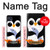 W2631 Cute Baby Penguin Hard Case and Leather Flip Case For Motorola Moto G50 5G [for G50 5G only. NOT for G50]