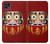 W3023 Japan Good Luck Daruma Doll Hard Case and Leather Flip Case For Motorola Moto G50 5G [for G50 5G only. NOT for G50]