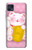 W3025 Pink Maneki Neko Lucky Cat Hard Case and Leather Flip Case For Motorola Moto G50 5G [for G50 5G only. NOT for G50]