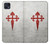 W3200 Order of Santiago Cross of Saint James Hard Case and Leather Flip Case For Motorola Moto G50 5G [for G50 5G only. NOT for G50]