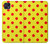 W3526 Red Spot Polka Dot Hard Case and Leather Flip Case For Motorola Moto G50 5G [for G50 5G only. NOT for G50]