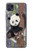 W3793 Cute Baby Panda Snow Painting Hard Case and Leather Flip Case For Motorola Moto G50 5G [for G50 5G only. NOT for G50]