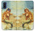 W3184 Little Mermaid Painting Hard Case and Leather Flip Case For Motorola G Pure