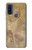 W3240 Yellow Marble Stone Hard Case and Leather Flip Case For Motorola G Pure