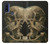 W3358 Vincent Van Gogh Skeleton Cigarette Hard Case and Leather Flip Case For Motorola G Pure