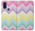 W3514 Rainbow Zigzag Hard Case and Leather Flip Case For Motorola G Pure