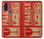W3552 Vintage Fragile Label Art Hard Case and Leather Flip Case For Motorola G Pure
