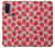 W3719 Strawberry Pattern Hard Case and Leather Flip Case For Motorola G Pure