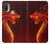 W0526 Red Dragon Hard Case and Leather Flip Case For Motorola Moto E20,E30,E40