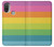 W2363 Rainbow Pattern Hard Case and Leather Flip Case For Motorola Moto E20,E30,E40