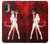 W2455 Sexy Devil Girl Hard Case and Leather Flip Case For Motorola Moto E20,E30,E40