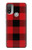 W2931 Red Buffalo Check Pattern Hard Case and Leather Flip Case For Motorola Moto E20,E30,E40