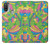 W3273 Flower Line Art Pattern Hard Case and Leather Flip Case For Motorola Moto E20,E30,E40