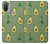 W3285 Avocado Fruit Pattern Hard Case and Leather Flip Case For Motorola Moto E20,E30,E40