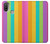 W3678 Colorful Rainbow Vertical Hard Case and Leather Flip Case For Motorola Moto E20,E30,E40