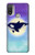 W3807 Killer Whale Orca Moon Pastel Fantasy Hard Case and Leather Flip Case For Motorola Moto E20,E30,E40