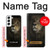 W0472 Lion Hard Case and Leather Flip Case For Samsung Galaxy S22