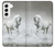 W0932 White Horse Hard Case and Leather Flip Case For Samsung Galaxy S22