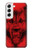 W1090 Red Wolf Hard Case and Leather Flip Case For Samsung Galaxy S22