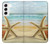 W1117 Starfish on the Beach Hard Case and Leather Flip Case For Samsung Galaxy S22