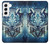 W1135 Wolf with knives Rock Hard Case and Leather Flip Case For Samsung Galaxy S22