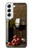 W1316 Grapes Bottle and Glass of Red Wine Hard Case and Leather Flip Case For Samsung Galaxy S22