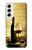 W2042 A Grape Vineyard Grapes Bottle Red Wine Hard Case and Leather Flip Case For Samsung Galaxy S22