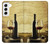 W2042 A Grape Vineyard Grapes Bottle Red Wine Hard Case and Leather Flip Case For Samsung Galaxy S22