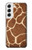 W2326 Giraffe Skin Hard Case and Leather Flip Case For Samsung Galaxy S22