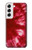 W2480 Tie Dye Red Hard Case and Leather Flip Case For Samsung Galaxy S22