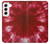 W2480 Tie Dye Red Hard Case and Leather Flip Case For Samsung Galaxy S22